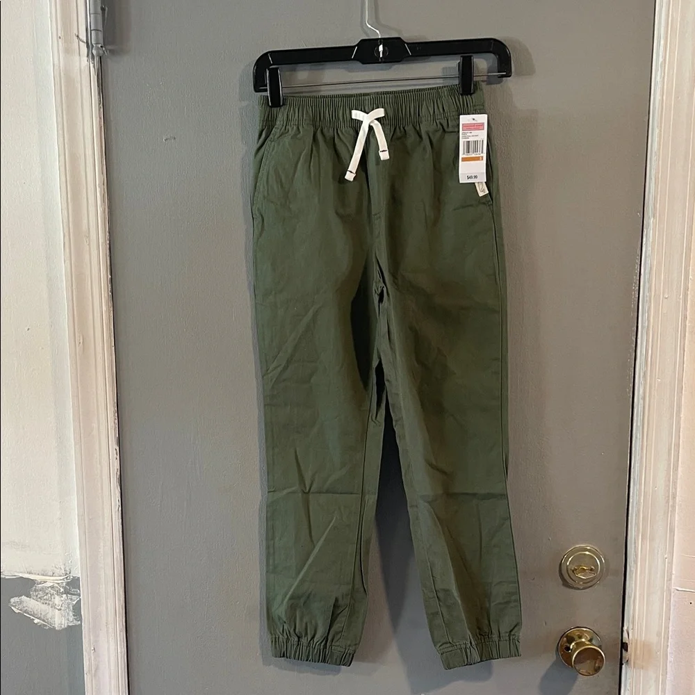 Vineyard Vines Kids Chino Olive‎ Joggers S Boys 8/10